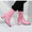 Girls Go Go Boots Mid Calf Block Heel Zipper Boot