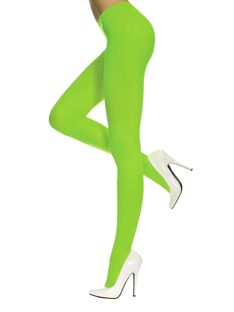 Ladies Opaque Tights green