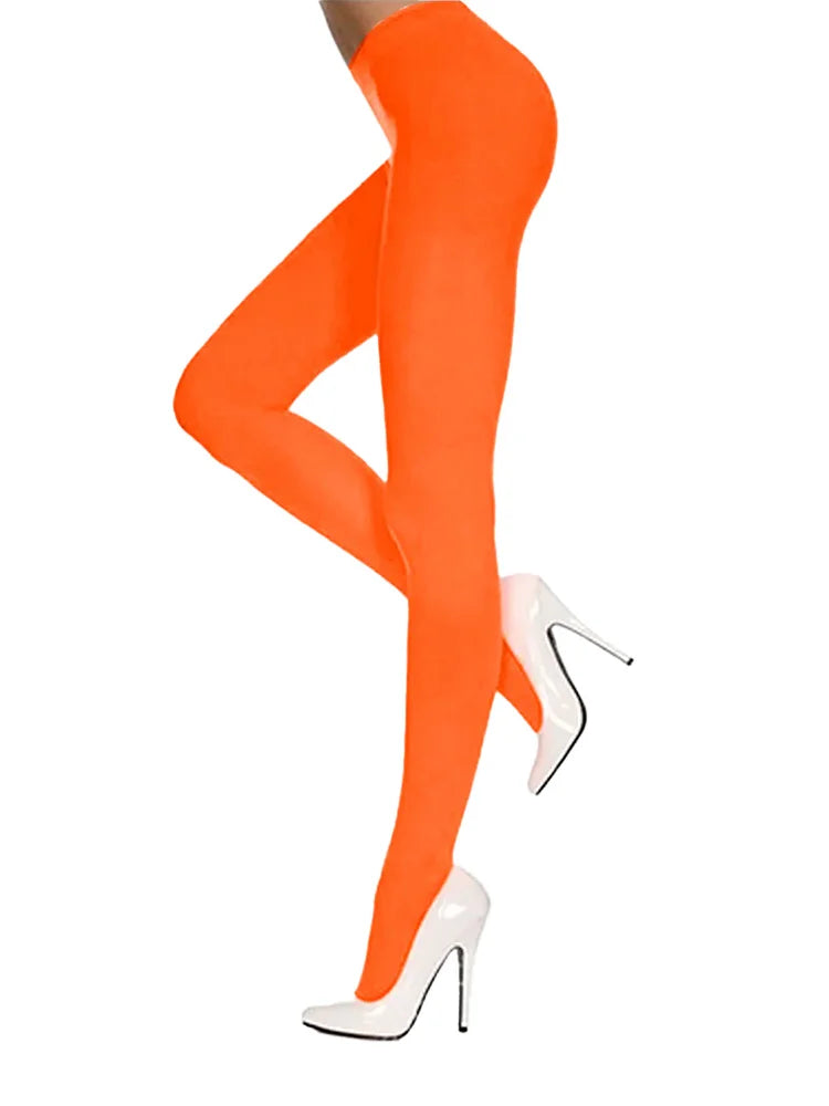 Ladies Opaque Tights orange