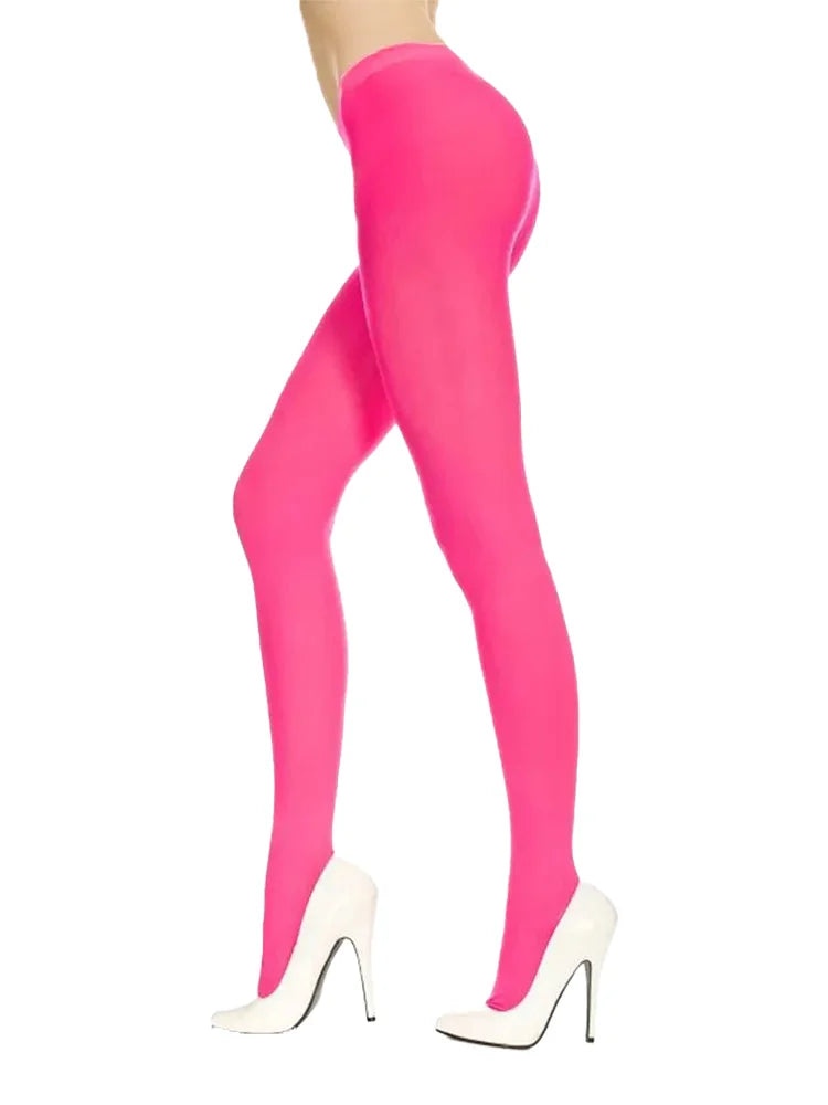 Ladies Opaque Tights pink