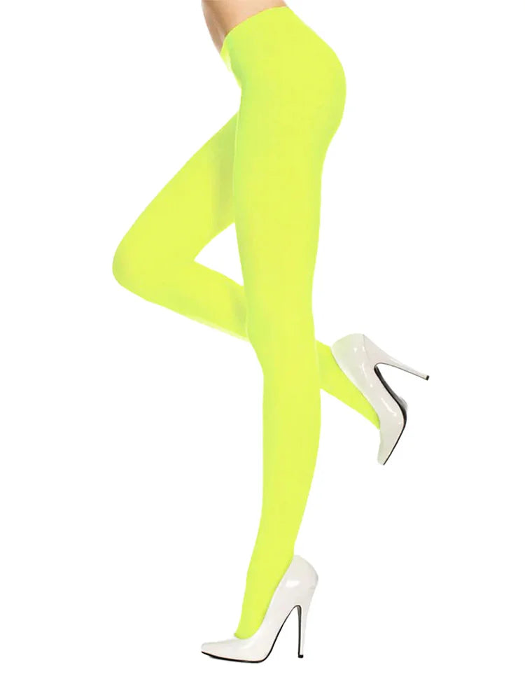 Ladies Opaque Tights yellow