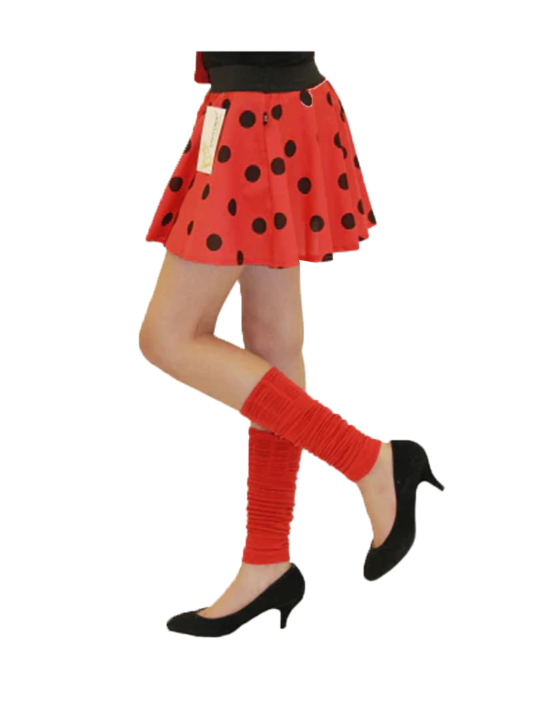 Crazy Chick Girl  Polka dot skirt