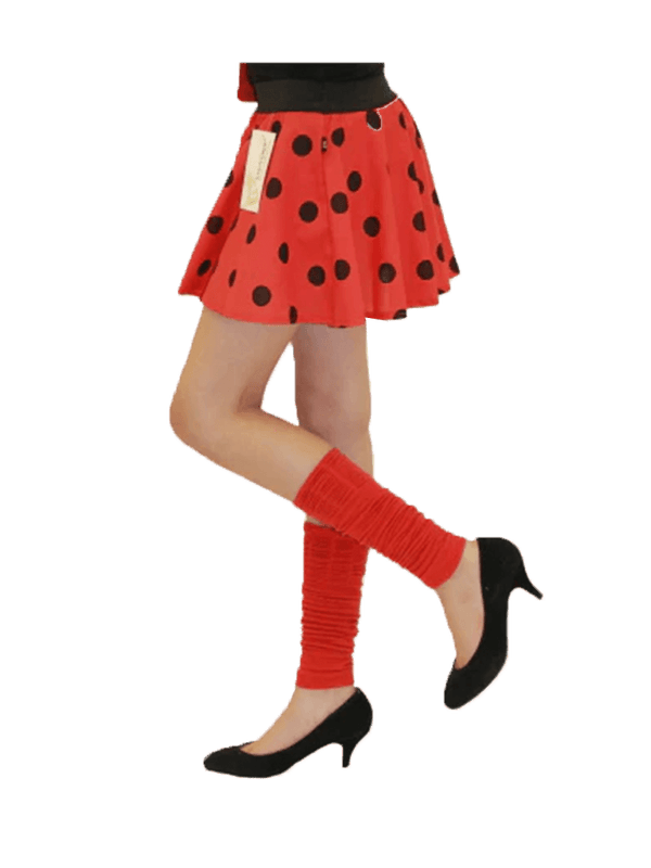 Crazy Chick Girls Polka Dot Skirt - thefancydress.co.uk